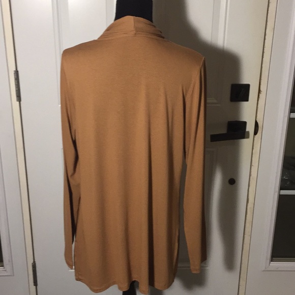 Basic By Yest Yessica Short Cardigan Sweater New Brown Size 8 - Picture 7 of 15